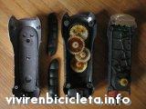 piezas de la linterna Quásar desmontada