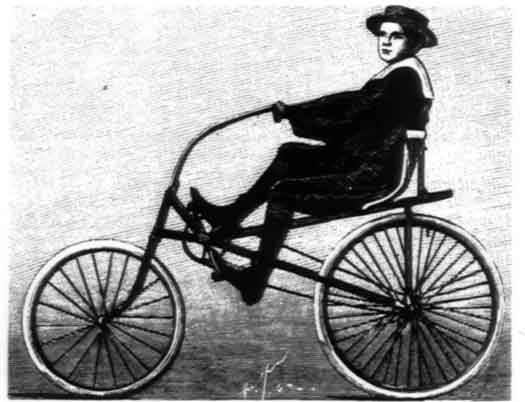 horizontala biciklo de M. Challand